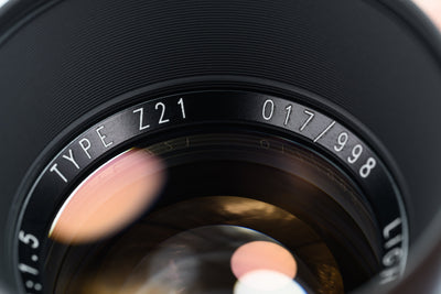 Light Lens Lab 50mm f/1.5 "Z21" in Production Stage
