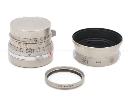 Light Lens Lab 35mm f/2 "Eight Element" in Stainless Steel Limited Edition